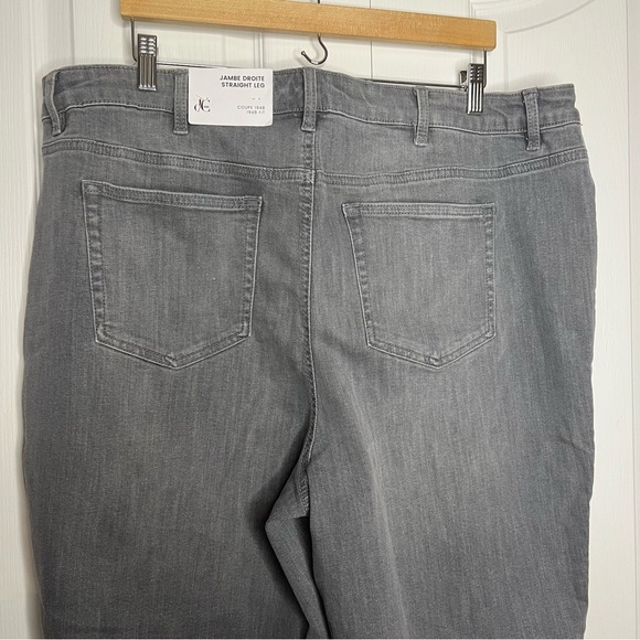 NWT Penningtons 1948 Fit Straight Leg Jeans d/C Jeans GREY size 22 - Picture 12 of 16